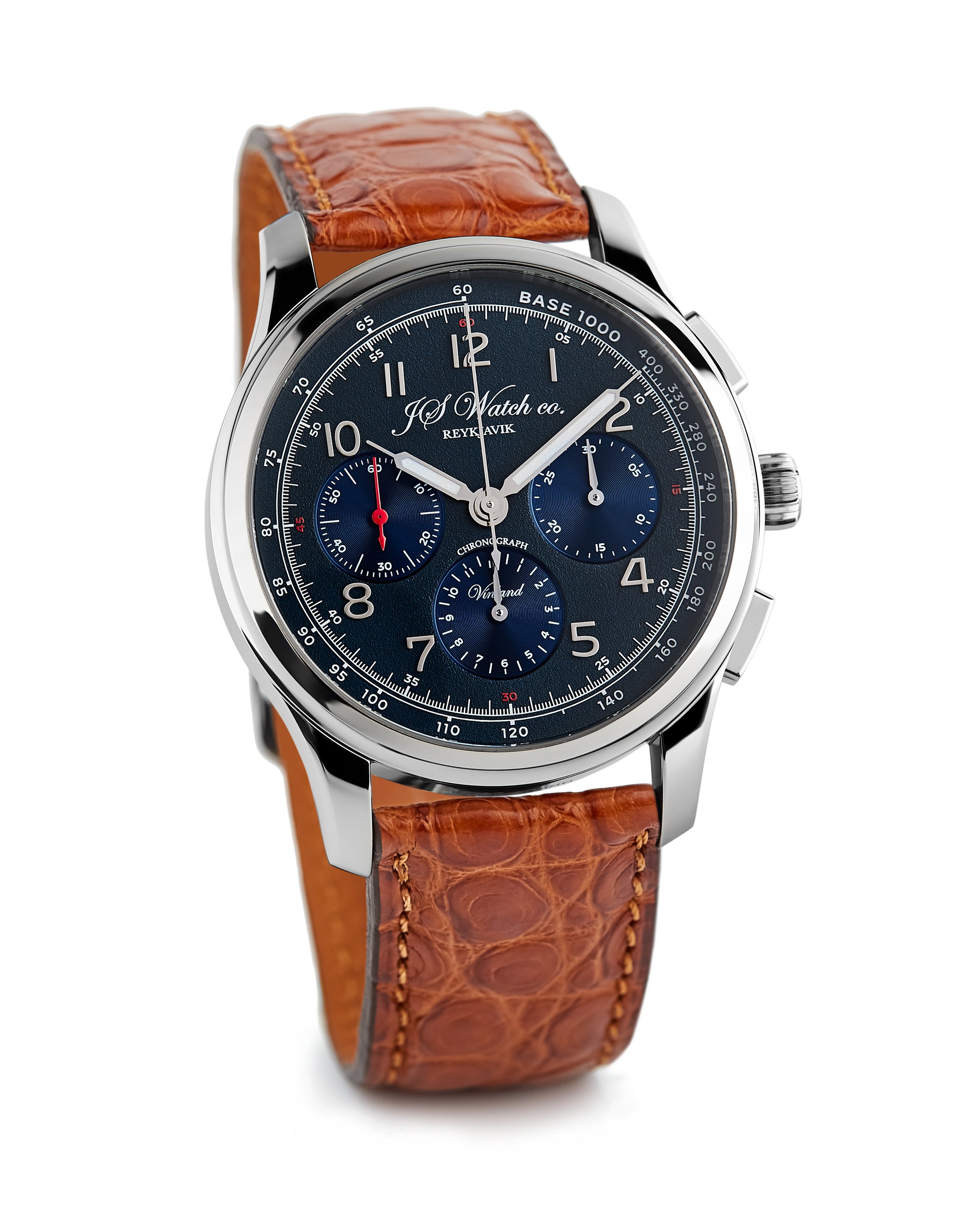 JS Watch Company Reykjavik — Vínland Chronograph Tachymeter - Blue